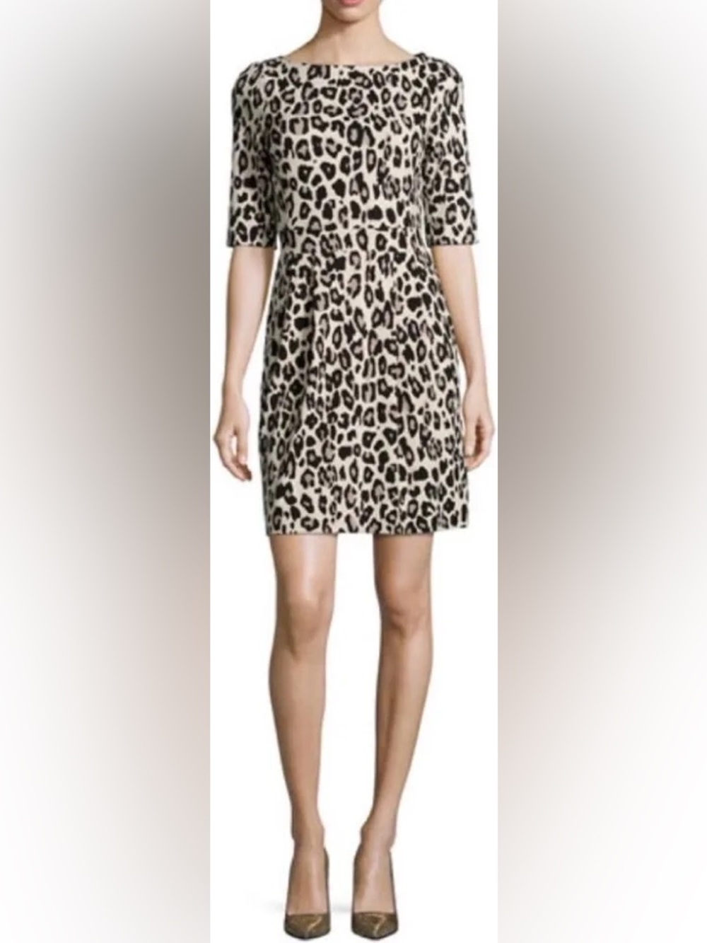 kate spade Leopard Print a line Dress - Picture 1 of 4